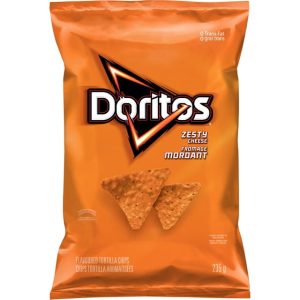 Doritos Zesty Cheese Chips Case 12 x 235g