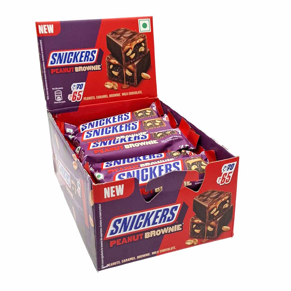 Snickers Peanut Brownie Case 48 x 44g